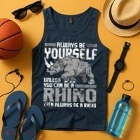 Always Be Yourself Unless You Can Be A Rhino Tank Top thumb 4