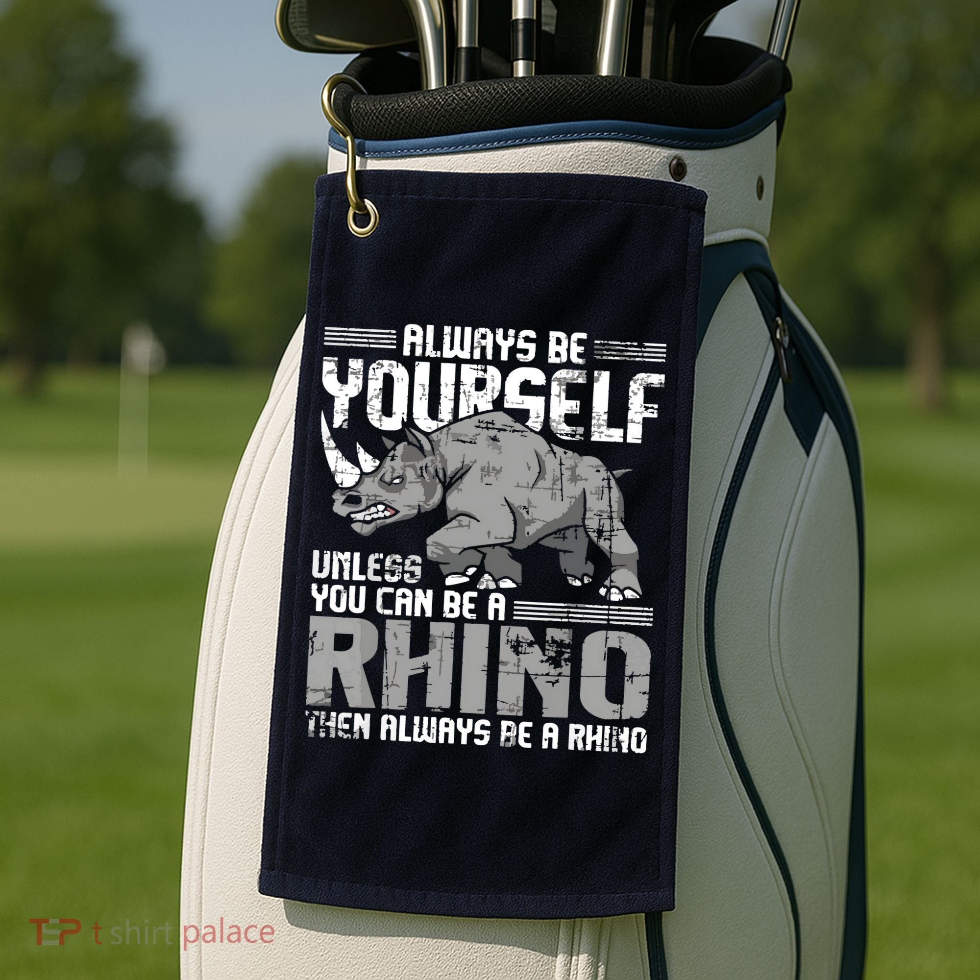Always Be Yourself Unless You Can Be A Rhino Golf Towel