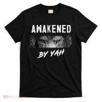 Awakened By Yah Hebrew Israelite Lion Of Judah Jewish T-Shirt thumb 0
