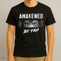 Awakened By Yah Hebrew Israelite Lion Of Judah Jewish T-Shirt thumb 3