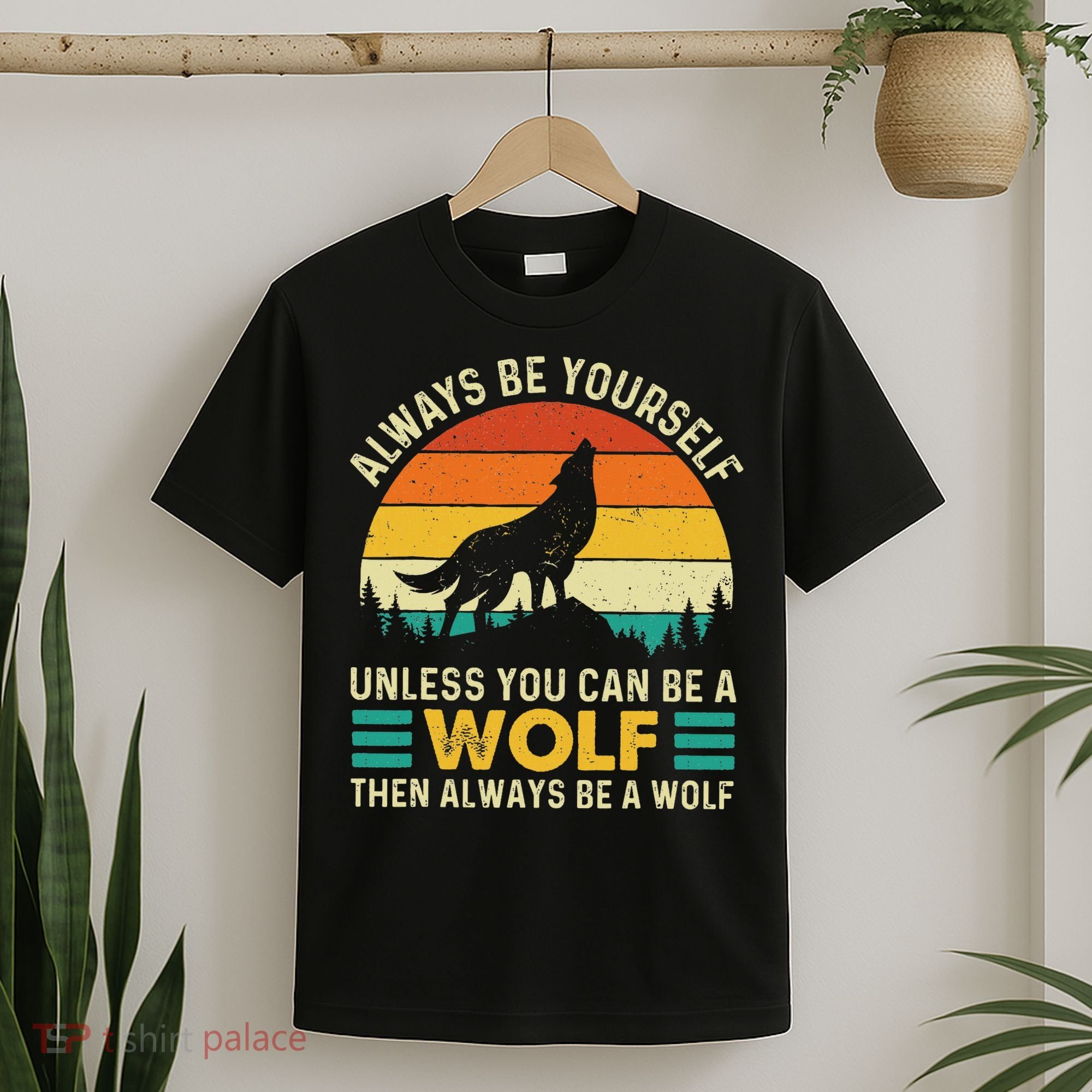 Always Be Yourself Unless You Can Be A Wolf Wolf Lover T-Shirt