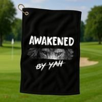 Awakened By Yah Golf Towel thumb 1