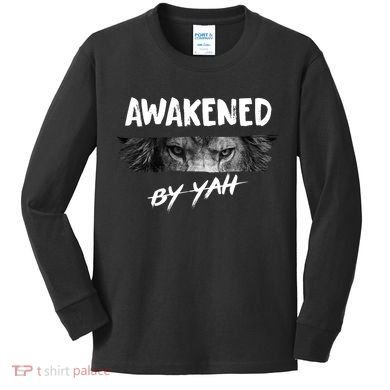 Awakened By Yah Kids Long Sleeve Shirt