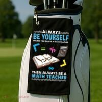 Always Be Yours For Math Teacher Cute Gift Golf Towel thumb 2