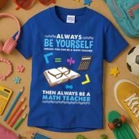 Always Be Yours For Math Teacher Cute Gift Kids T-Shirt thumb 3