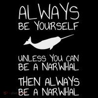 Always Be Yourself Unless You Can Be Narwhal Women's Hoodie thumb 2