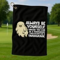 Always Be Yourself Unless You Can Be A Tardigrade Golf Towel thumb 1