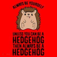 Always Be Yours Unless You Can Be A Hedgehog Cool Gift Santa Hat thumb 1