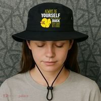 Always Be Yourself Unless You Can Be A Duck Gift Bucket Hat thumb 3