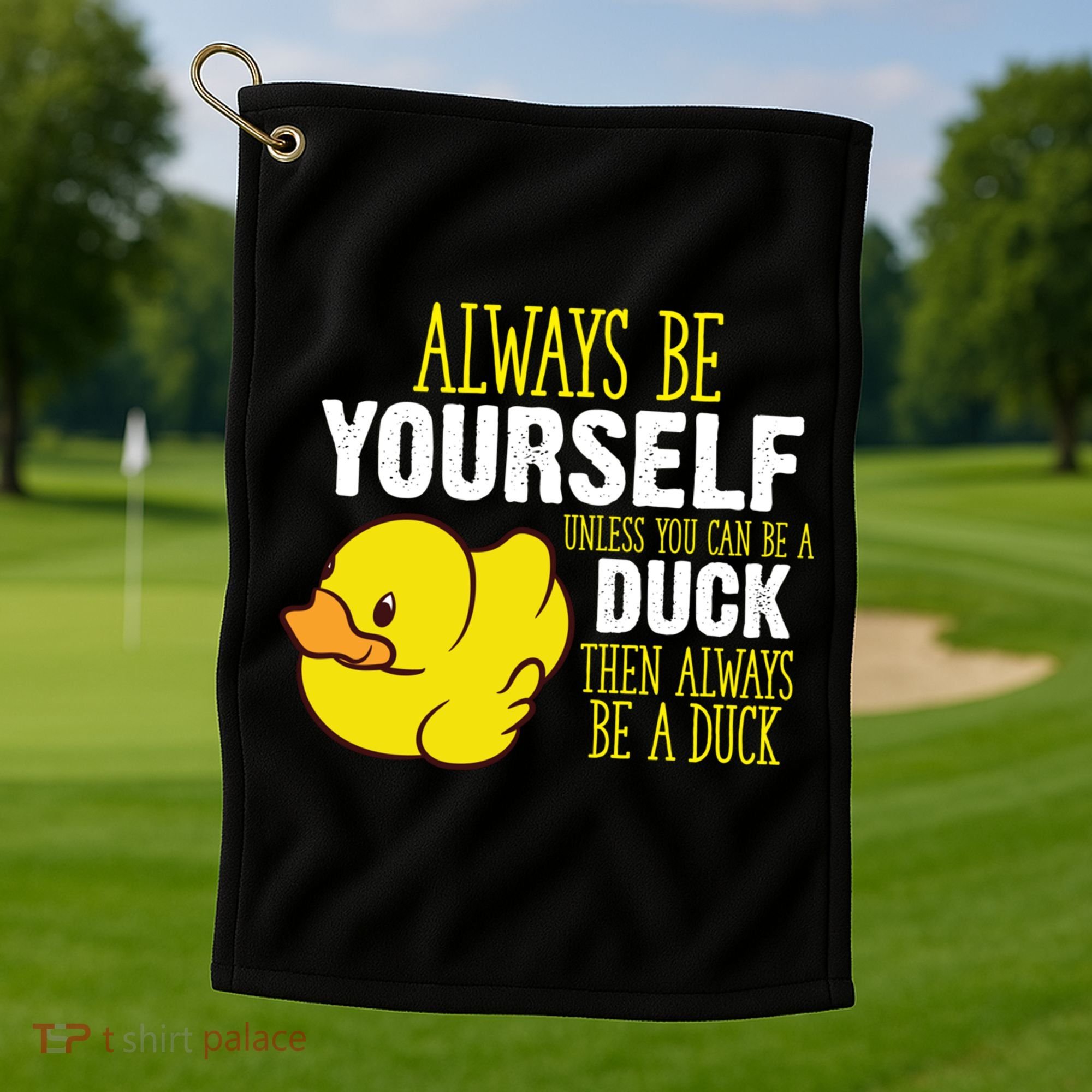Always Be Yourself Unless You Can Be A Duck Gift Golf Towel