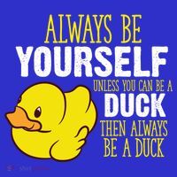 Always Be Yourself Unless You Can Be A Duck Gift Apron thumb 3