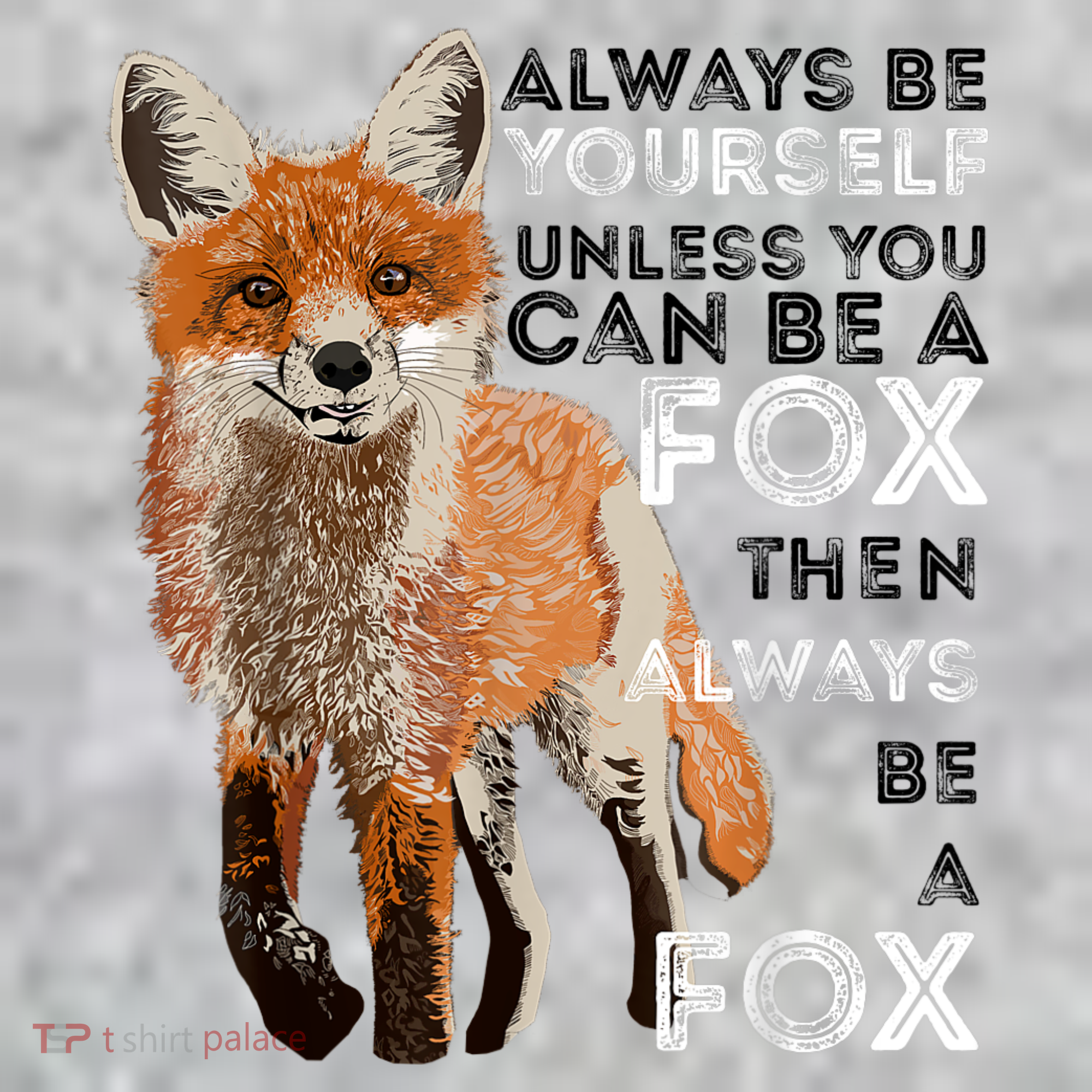 Always Be Yourself Unless You Can Be A Fox Shirt Funny Gift Kids Hoodie