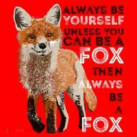 Always Be Yourself Unless You Can Be A Fox Shirt Funny Gift Santa Hat thumb 1
