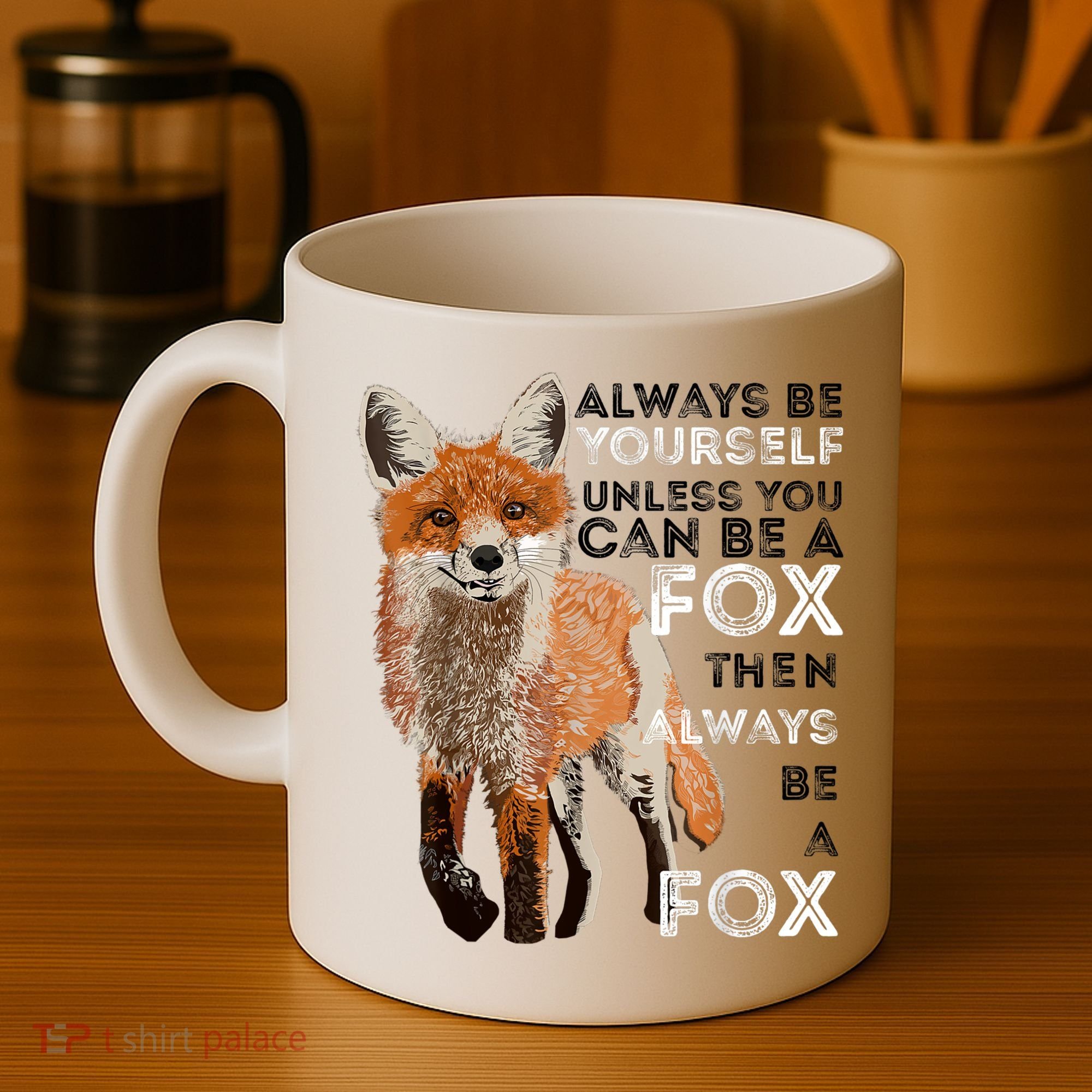 Always Be Yourself Unless You Can Be A Fox Shirt Funny Gift Coffee Mug