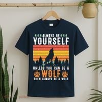 Always Be Yourself Unless You Can Be A Wolf T-Shirt thumb 2