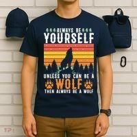 Always Be Yourself Unless You Can Be A Wolf T-Shirt thumb 6