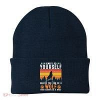 Always Be Yourself Unless You Can Be A Wolf Beanie thumb 0