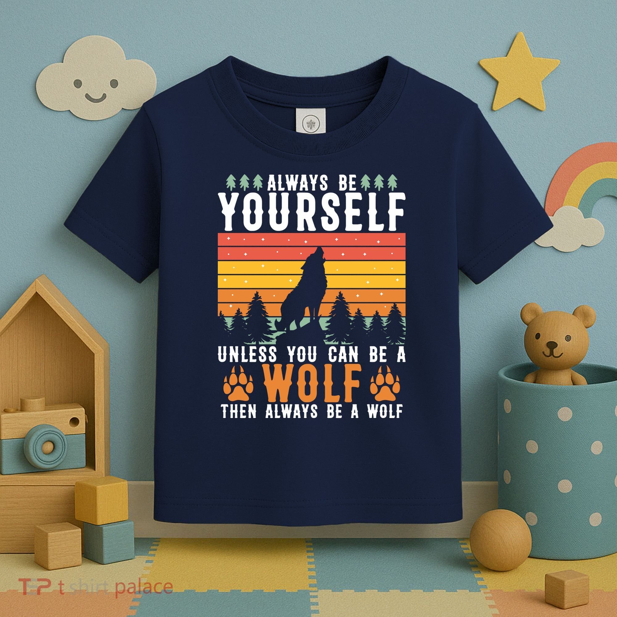 Always Be Yourself Unless You Can Be A Wolf Toddler T-Shirt