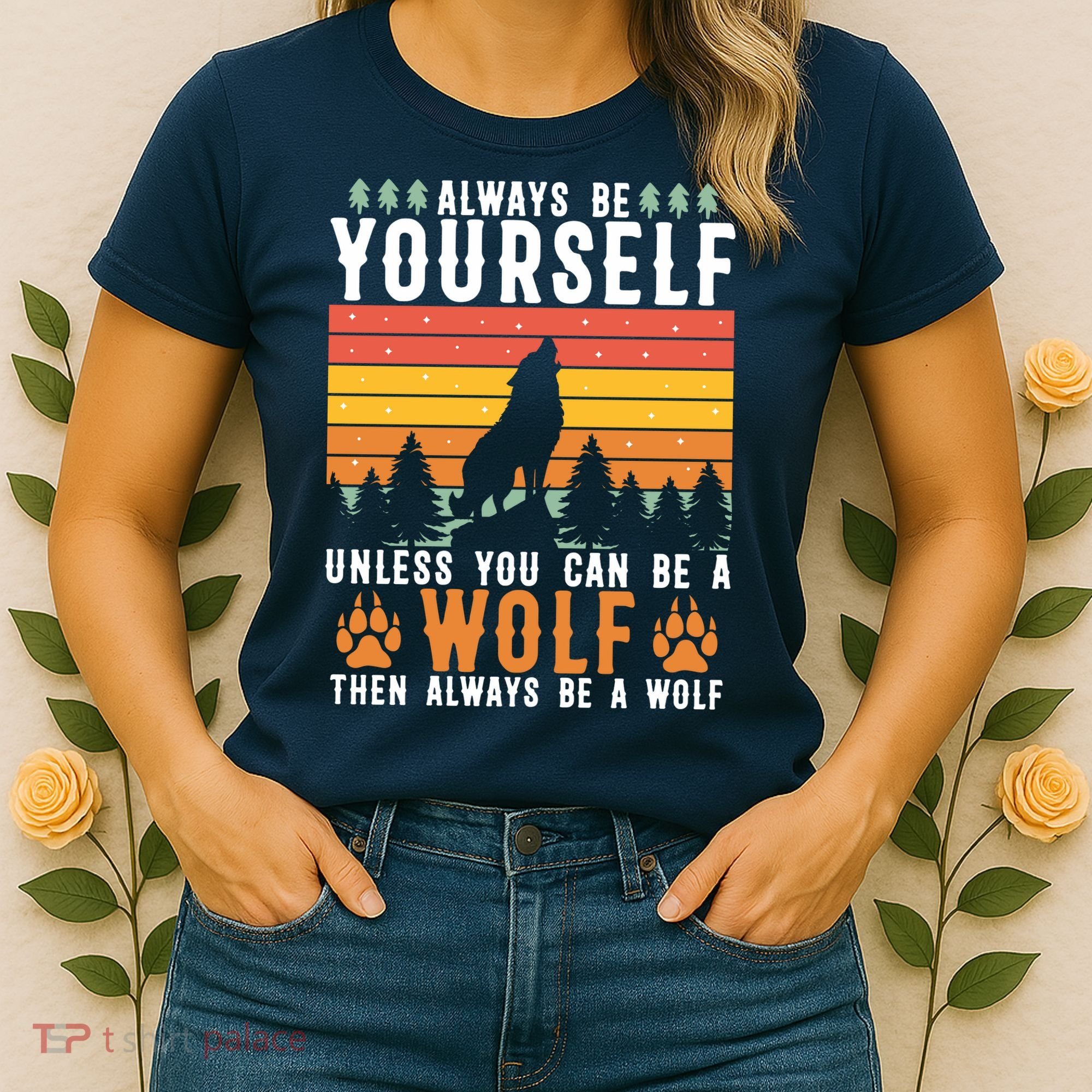 Always Be Yourself Unless You Can Be A Wolf Women's T-Shirt