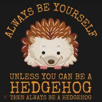 Always Be Yourself Unless You Can Be A Hedgehog Women's Tank Top thumb 5