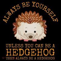 Always Be Yourself Unless You Can Be A Hedgehog Baby Bodysuit thumb 2