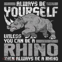 Always Be Yourself Unless Rhinoceros Zoology Rhino Lover Women's Sweatshirt thumb 2