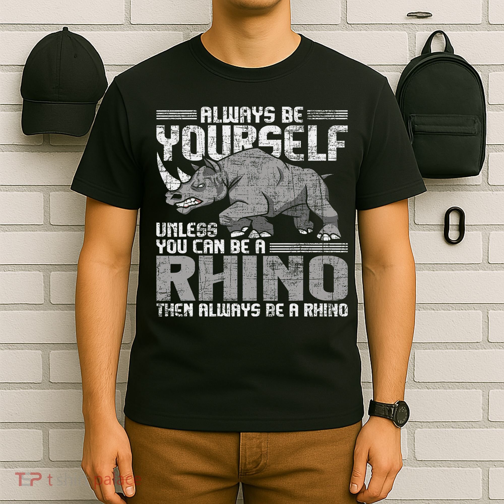 Always Be Yourself Unless Rhinoceros Zoology Rhino Lover T-Shirt