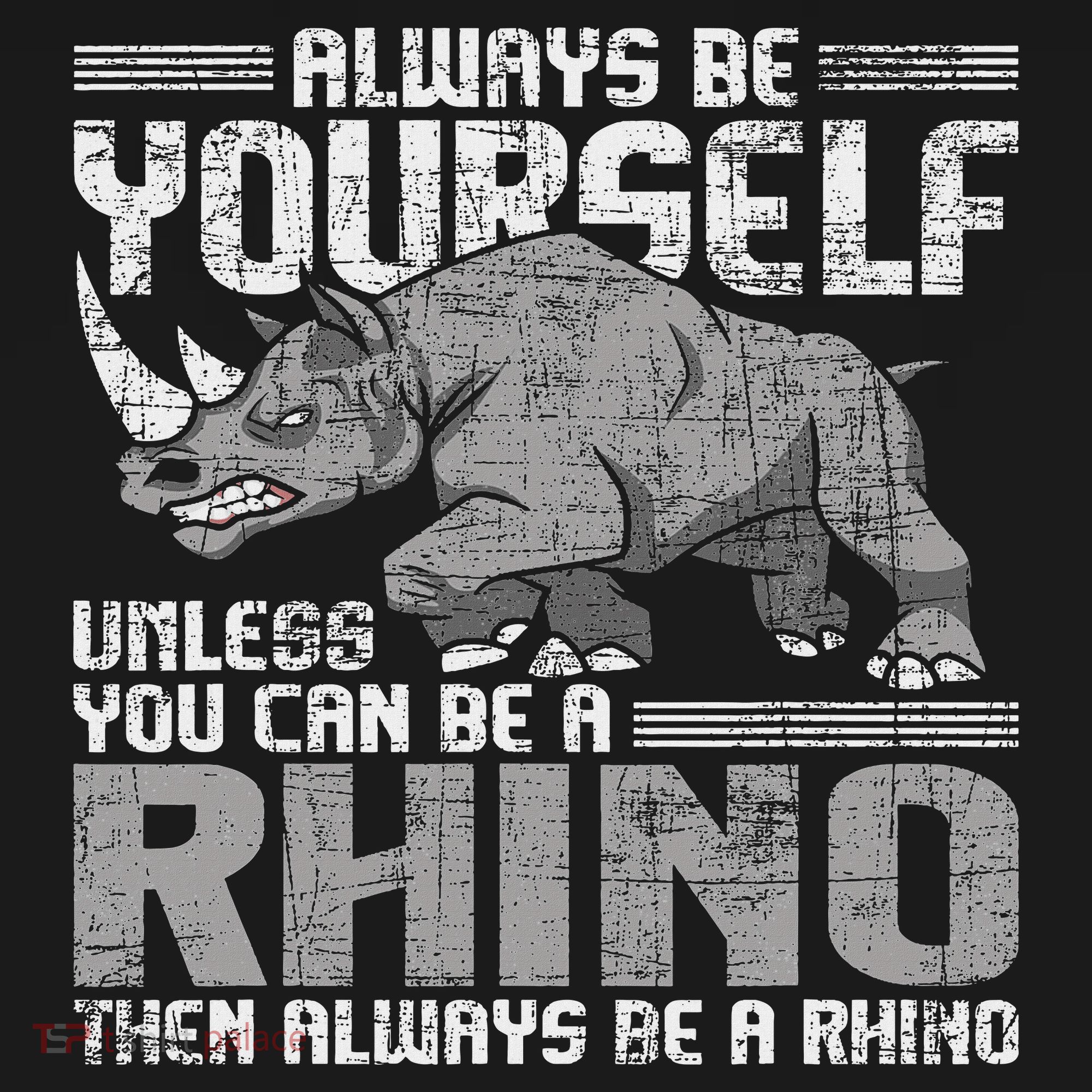 Always Be Yourself Unless Rhinoceros Zoology Rhino Lover Kids T-Shirt
