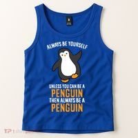 Always Be Yourself Unless You Can Be A Penguin Gift Tank Top thumb 2