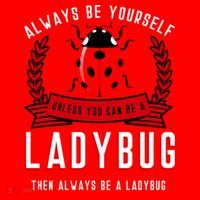Always Be Yourself Ladybug Gift Santa Hat thumb 1