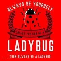 Always Be Yourself Ladybug Gift Santa Hat thumb 1