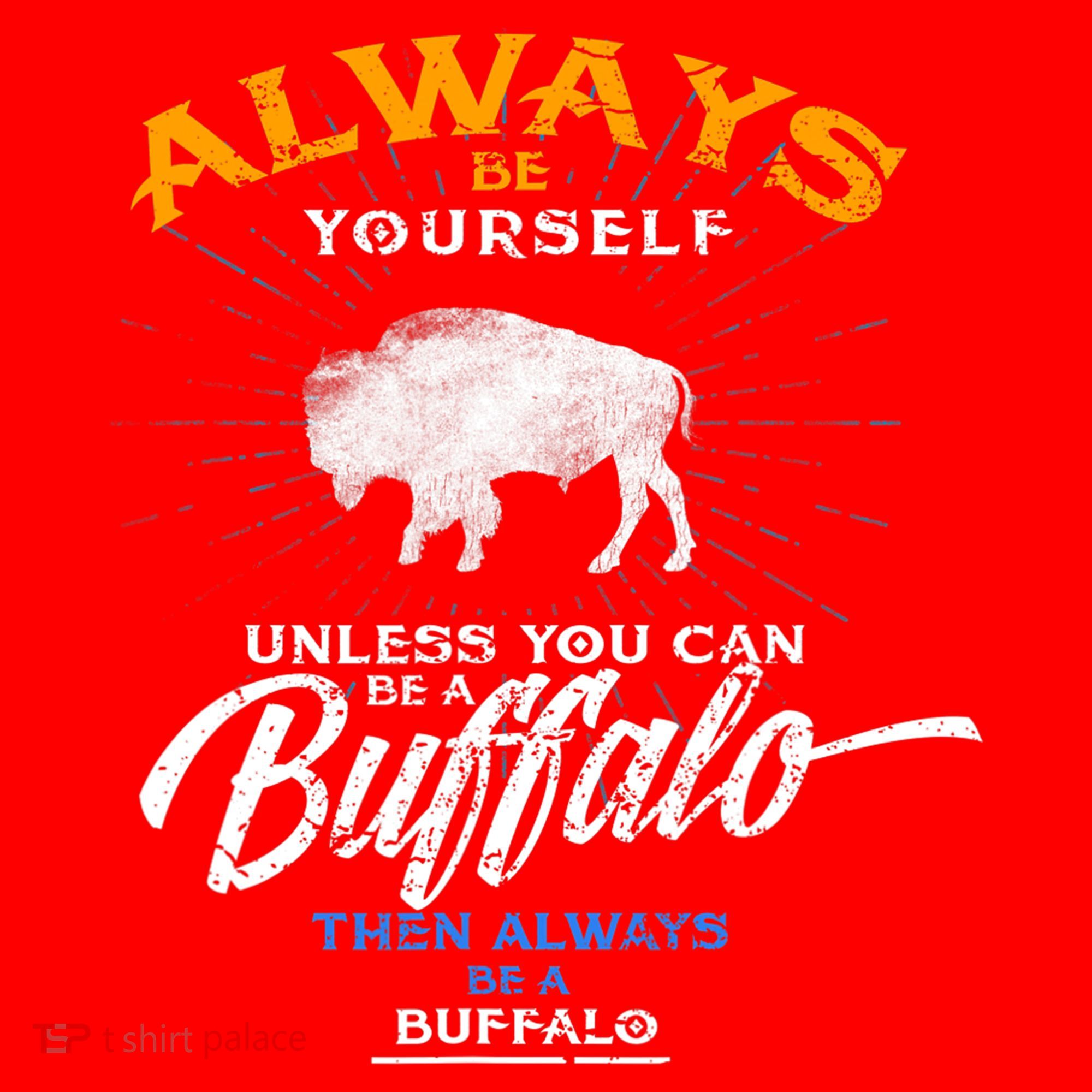 Always Be Yourself Be A Buffalo Shirt Bison Spirit Animal Santa Hat