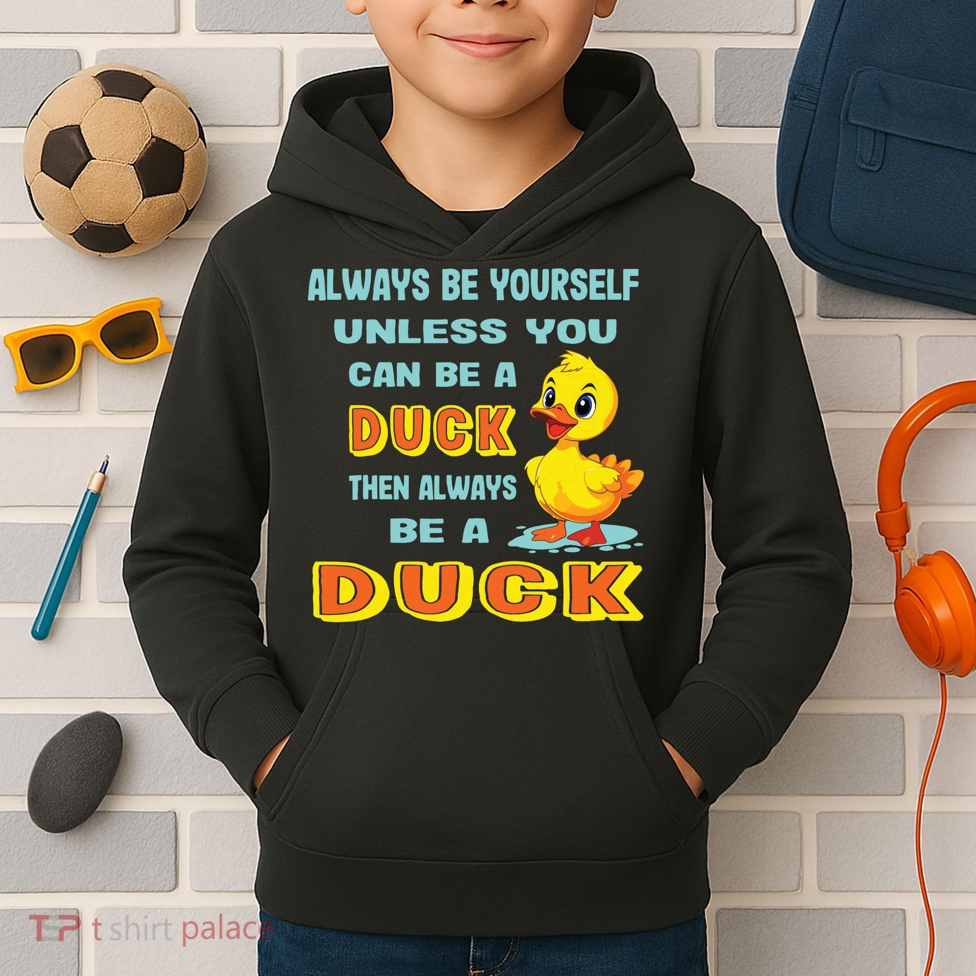 Always Be Yourself Unless You Can Be A Duck Kids Hoodie