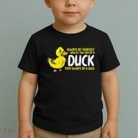 Always Be Yourself Unless Duck Funny Women Toddler T-Shirt thumb 2