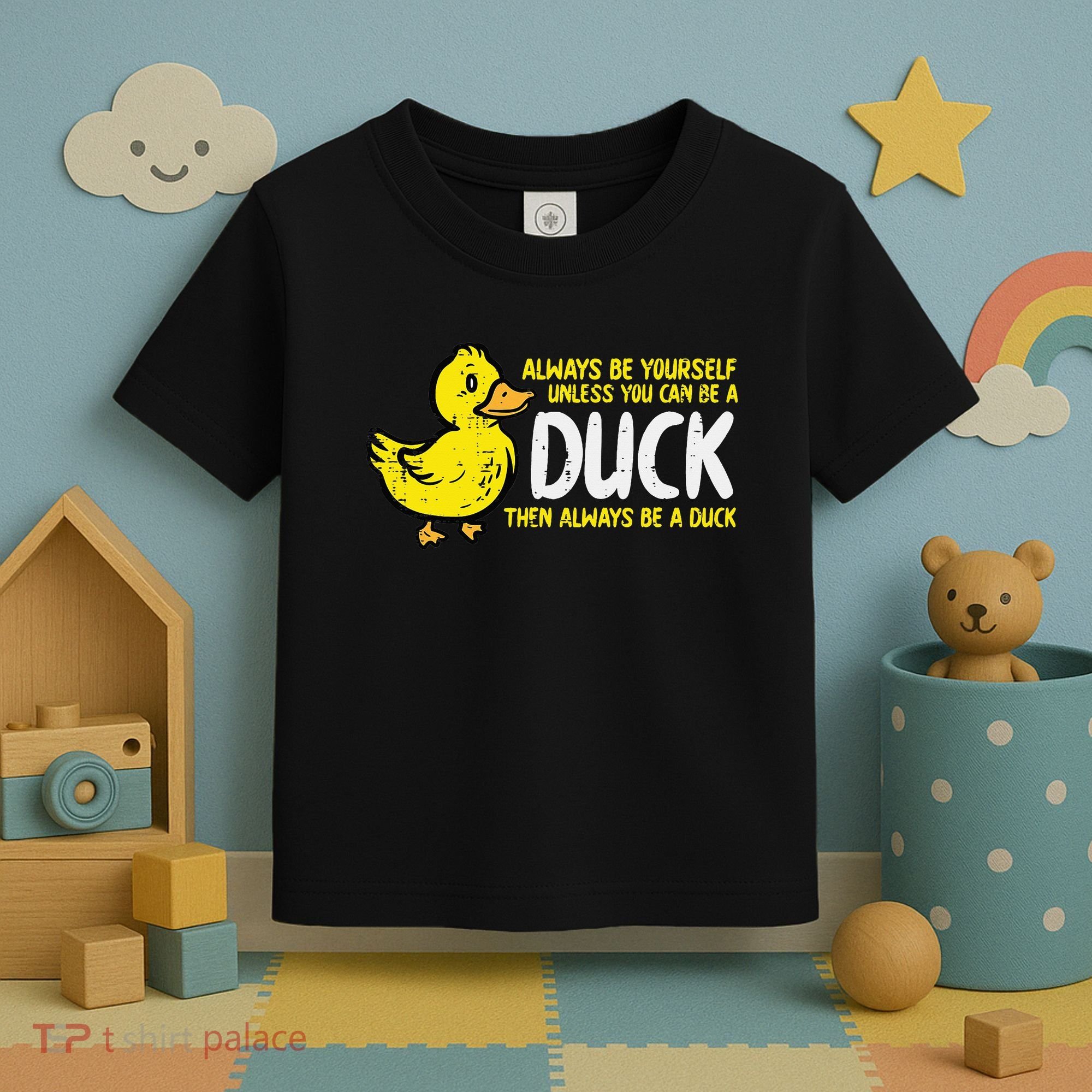 Always Be Yourself Unless Duck Funny Women Toddler T-Shirt