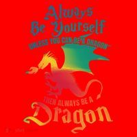 Always Be Yours Unless You Can Be A Dragon Gift Santa Hat thumb 1