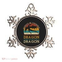 Always Be Yourself Unless You Can Be A Dragon Funny Dragon Ornament thumb 0