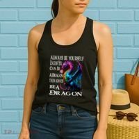 Always Be Yourself Unless You Can Be A Dragon Women's Tank Top thumb 2