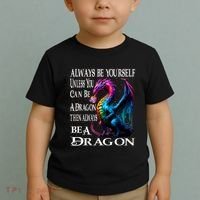 Always Be Yourself Unless You Can Be A Dragon Toddler T-Shirt thumb 2