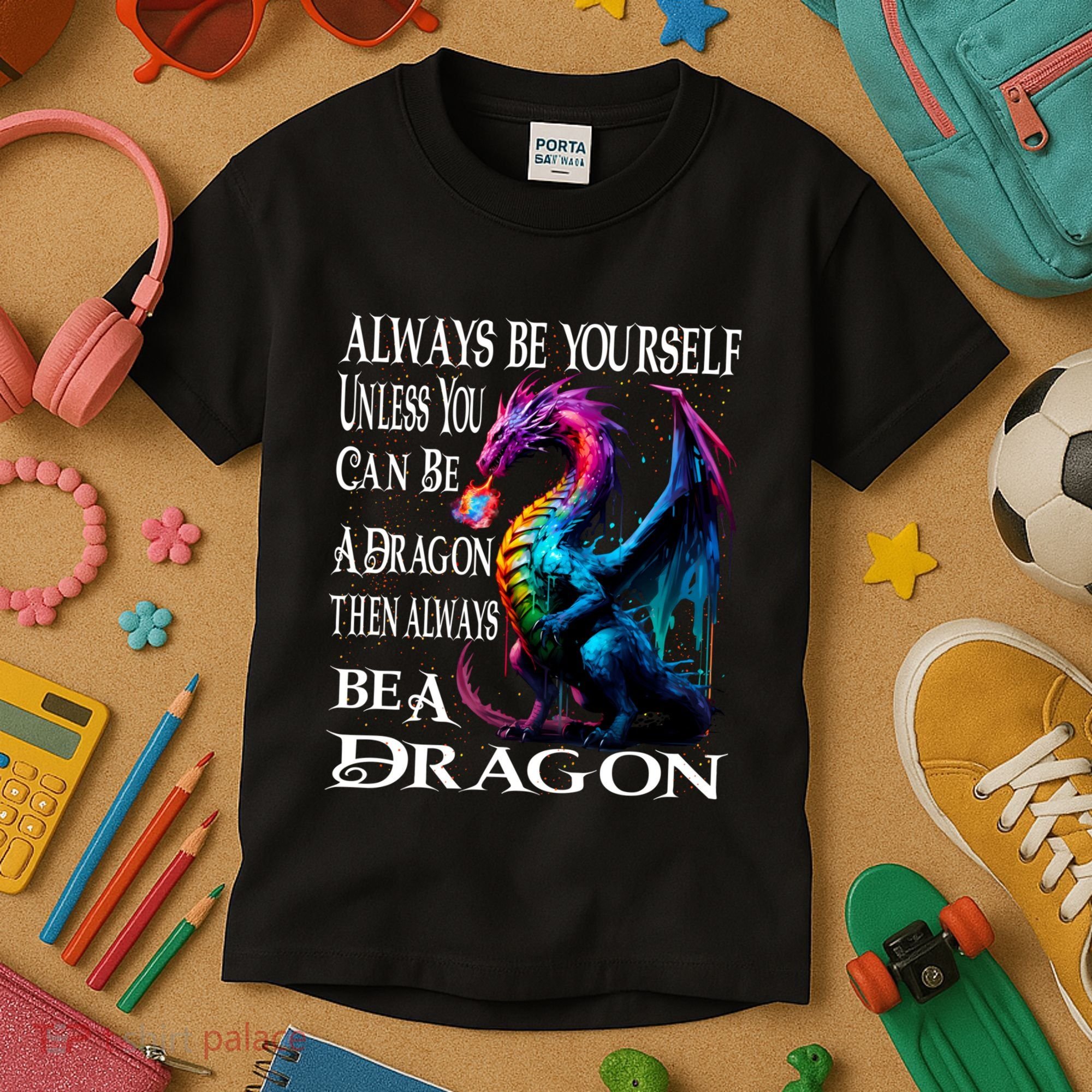 Always Be Yourself Unless You Can Be A Dragon Kids T-Shirt