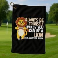 Always Be Yourself Unless You Can Be A Lion Golf Towel thumb 1
