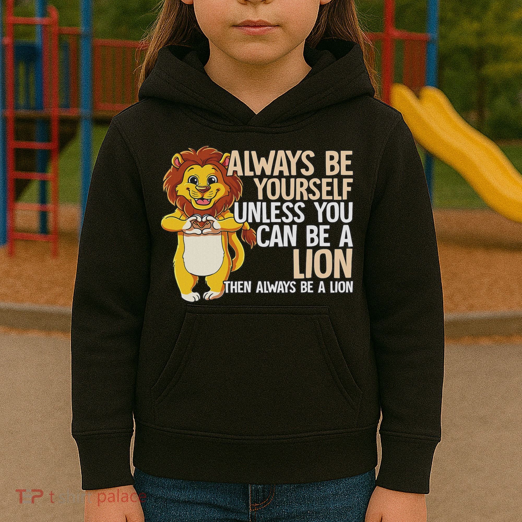 Always Be Yourself Unless You Can Be A Lion Kids Hoodie