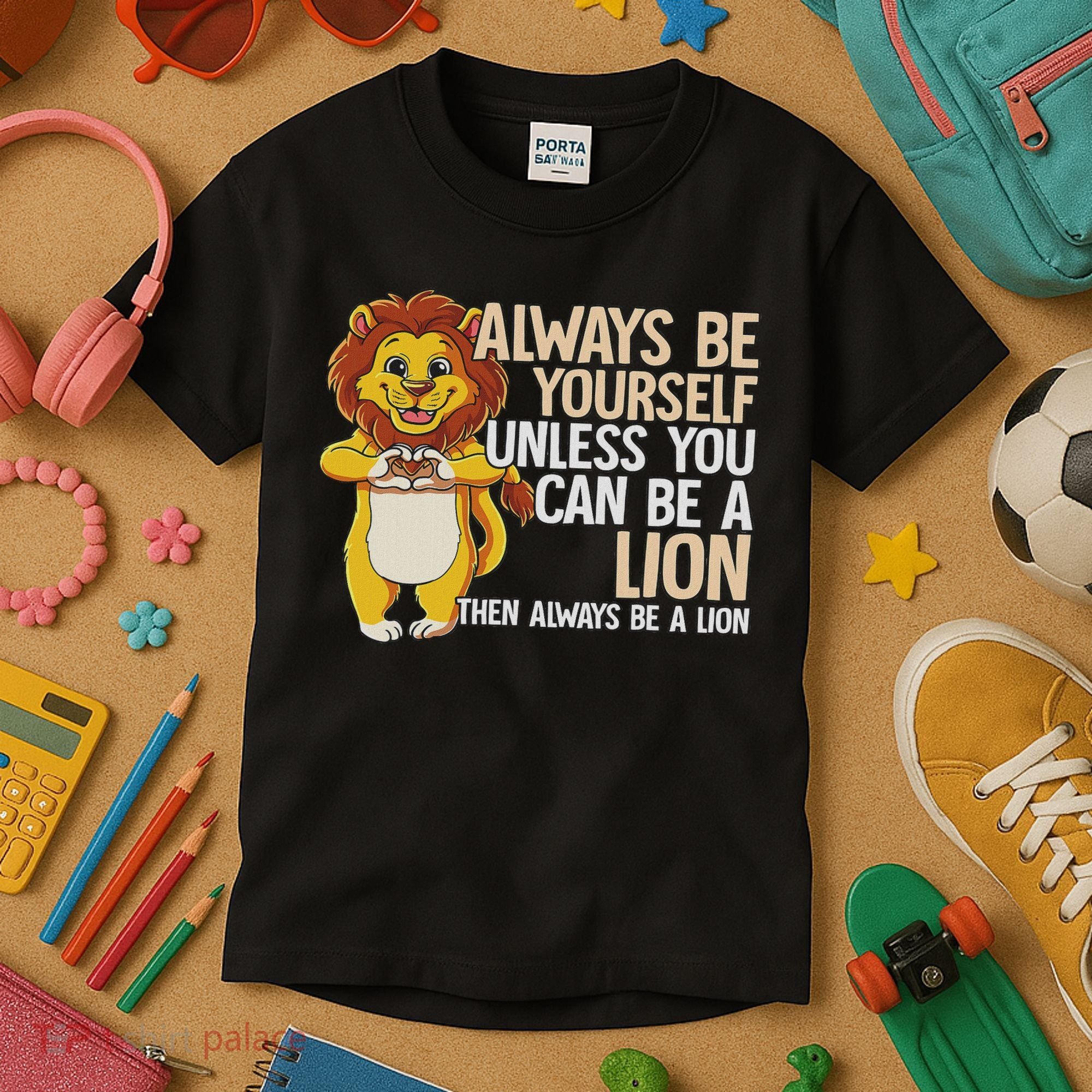 Always Be Yourself Unless You Can Be A Lion Kids T-Shirt