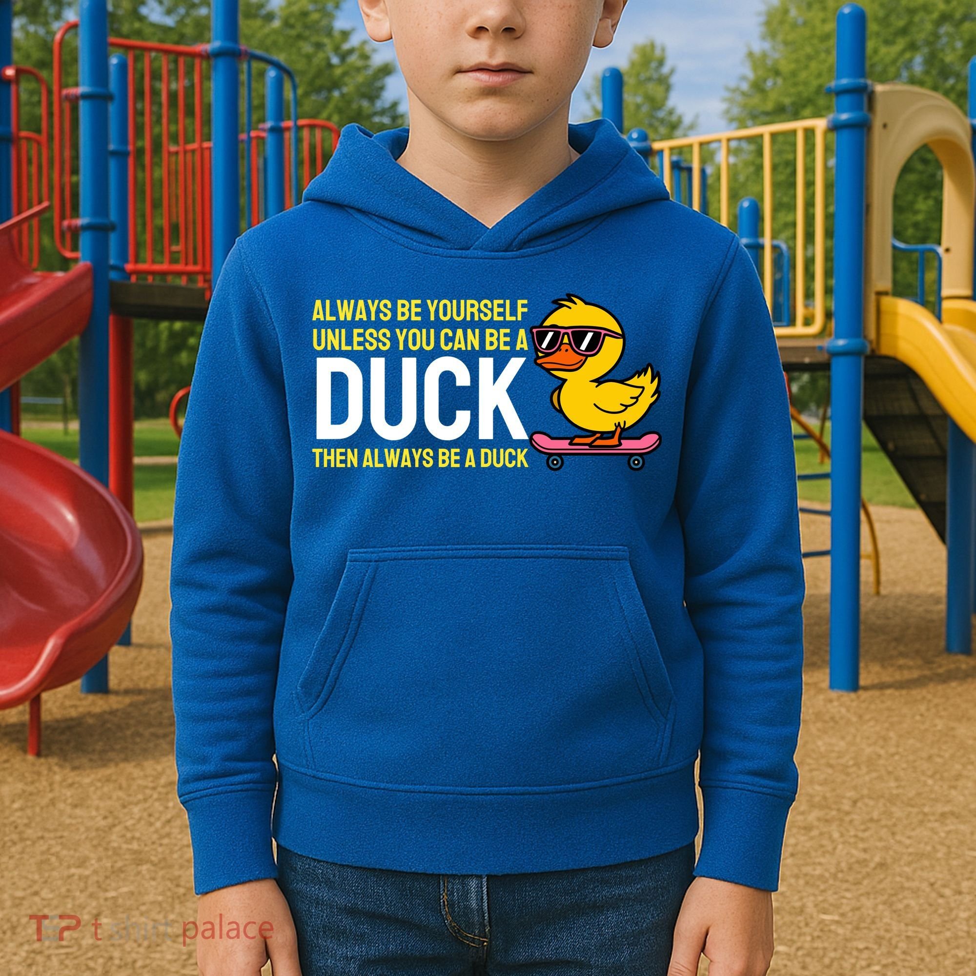 Always Be Yourself Unless You Can Be A Duck Duck Lovers Kids Hoodie