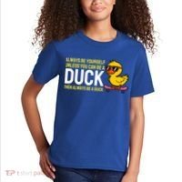 Always Be Yourself Unless You Can Be A Duck Duck Lovers Kids T-Shirt thumb 2