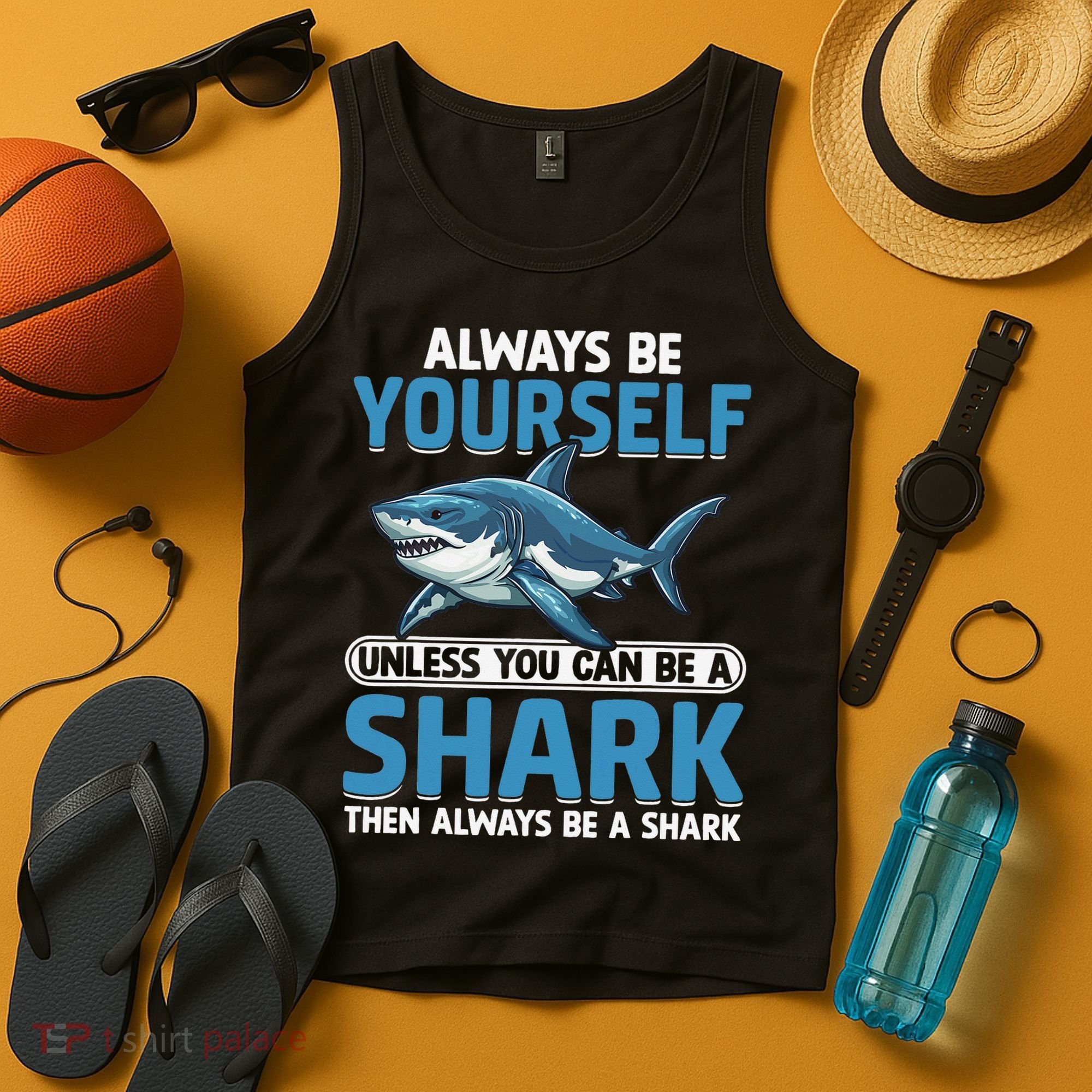 Always Be Yourself Unless You Can Be A Shark Funny Shark Tank Top