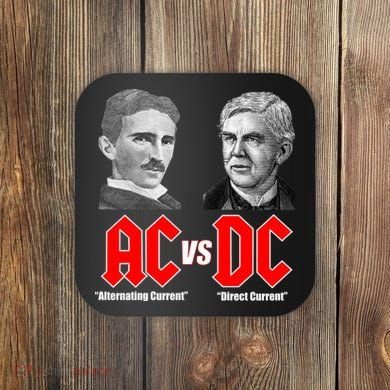 AC VS DC Thomas Edison Nikola Tesla Coaster