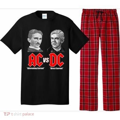 AC VS DC Thomas Edison Nikola Tesla Pajama Set