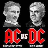 AC VS DC Thomas Edison Nikola Tesla Pajama Set thumb 2