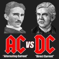 AC VS DC Thomas Edison Nikola Tesla Tumbler thumb 3